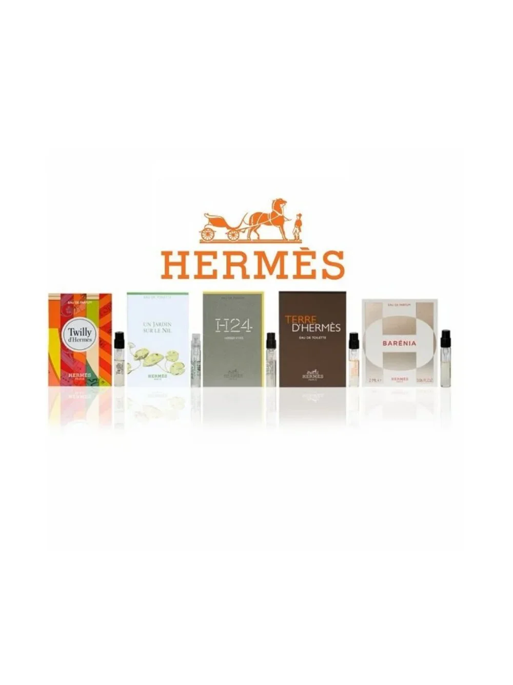 NEW ~ HERMES ~ 5 SAMPLES SET